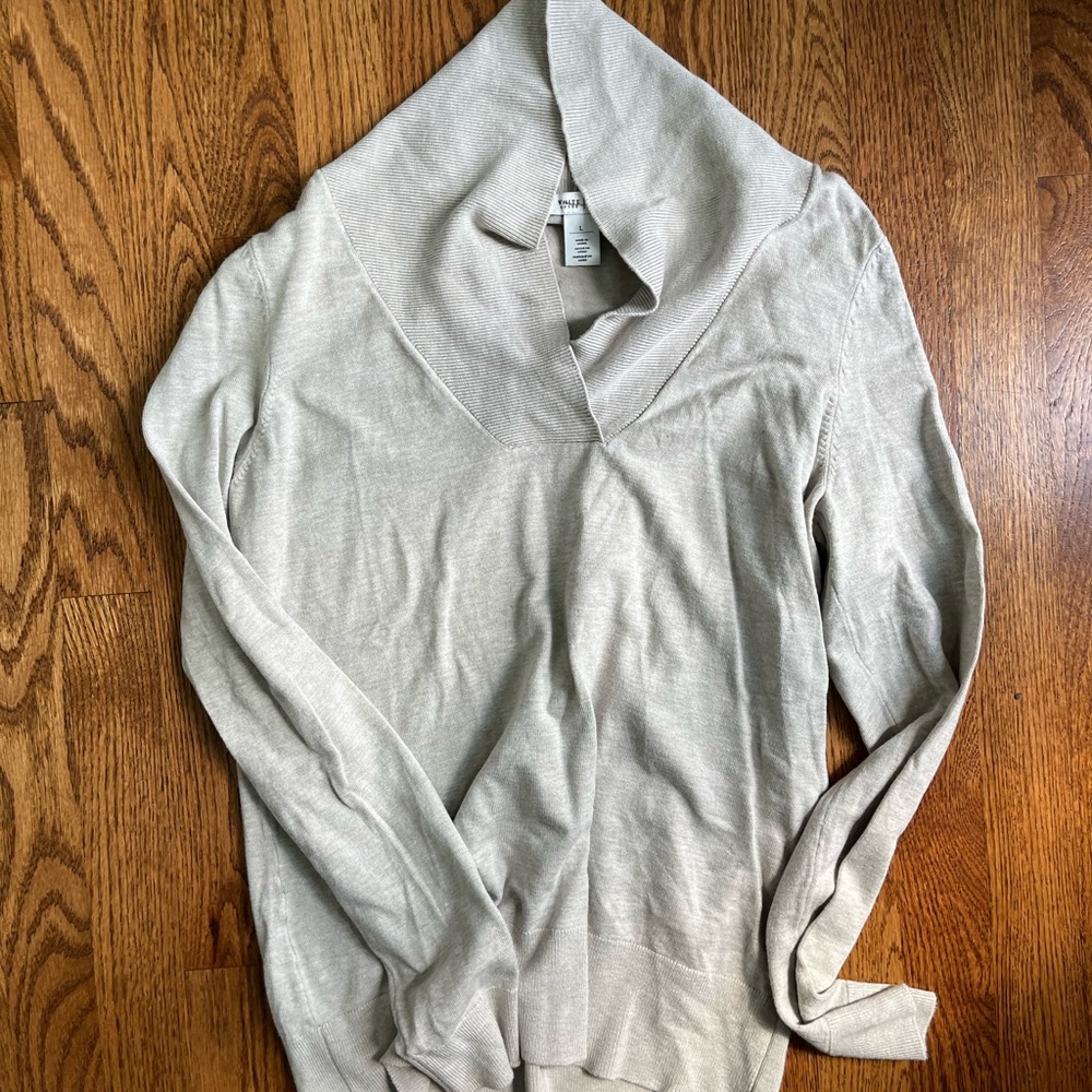 WHBM beige top